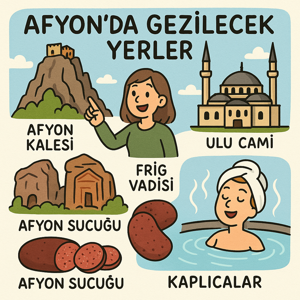Afyon’da Gezilecek Yerler