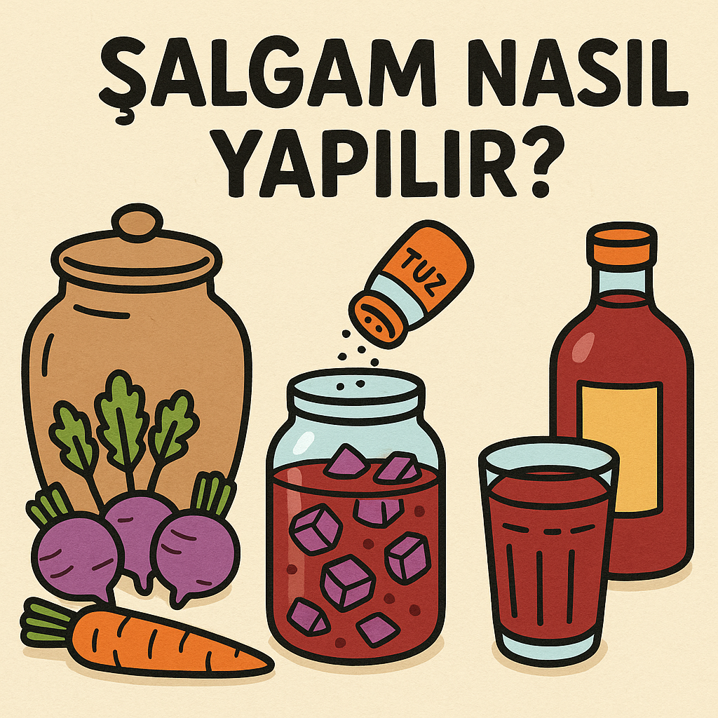 Şalgam Nasıl Yapılır